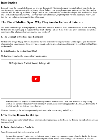 The Rise of Medical Spas: Why They Are the Future of Skincare