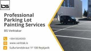 Professional Parking Lot Painting Services | BS Verktakar
