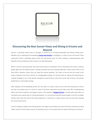 Best Vegan Restaurants In Ericeira, Portugal | Balagan Ericeira