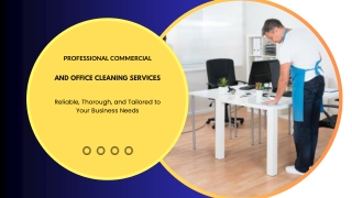 Professional Commercial and Office Cleaning Services by TiDii