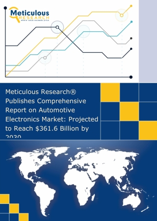 Automotive Electronics Market to be Worth $361.6 Billion by 2030
