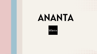 Ananta The Best Investment in Serviced Apartments