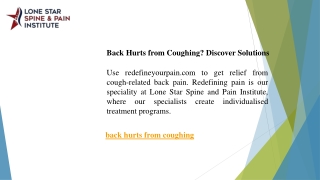 Back Hurts from Coughing Discover Solutions.pptx
