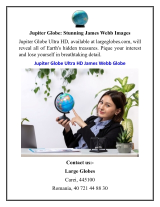 Jupiter Globe Stunning James Webb Images