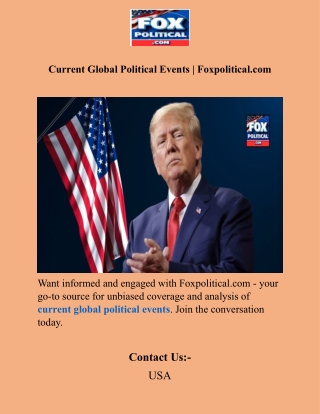 Current Global Political Events  Foxpolitical.com