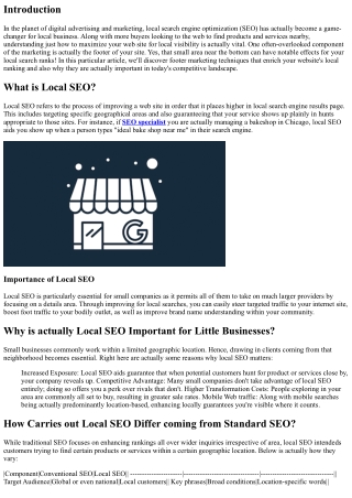 Footer Marketing Techniques That Enhance Your Web site's Local Rank