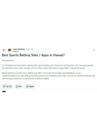 Best Sports Betting Sites / Apps in Hawaii
