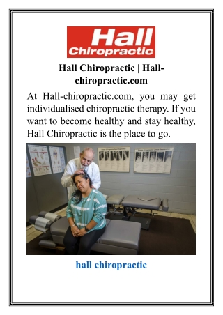 Hall Chiropractic  Hall-chiropractic