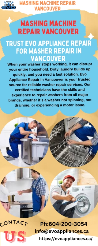 Washing Machine Repair Vancouver