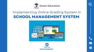 Implementing Online Grading System in School Management System