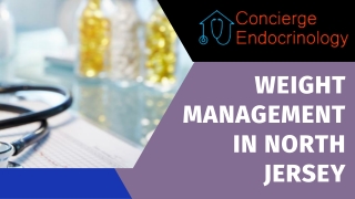 Weight Management in North Jersey by Concierge Endocrinology