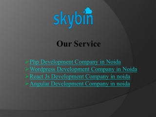 Php Development Company in Noida