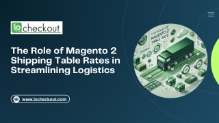 The Role of Magento 2 Shipping Table Rates in Streamlining Logistics