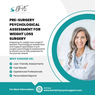 Pre-Surgery Psychological Assessment For Weight Loss Surgery