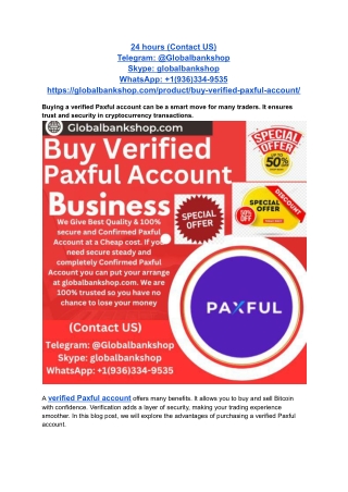 Buy Verified Paxful Account