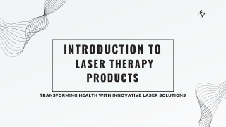 Laser Therapy Equipment Canada