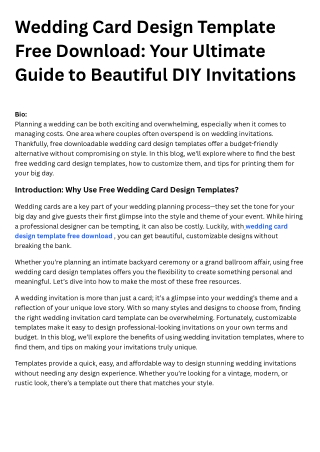 Wedding Card Design Template Free Download Your Ultimate Guide to Beautiful DIY Invitations (1)
