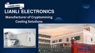Manufacturer of Cryptomining Cooling Solutions