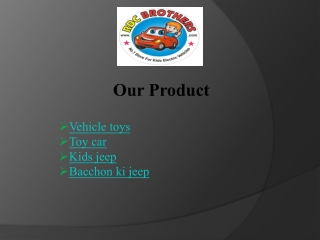 Get Bacchon Ki Jeep - RDC Brothers