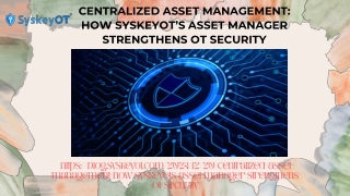 Centralized Asset Management