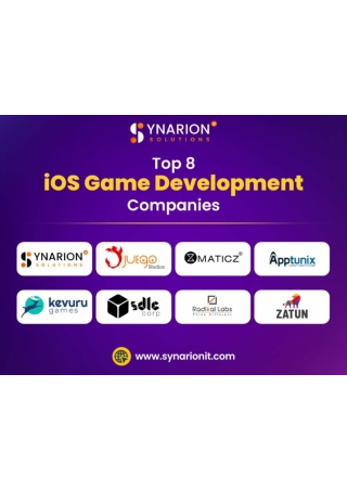 Top 8 iOS Game Development Companies
