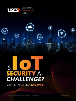 Is IoT Security A Challenge? Surefire Target Plan Explained | USCSI®