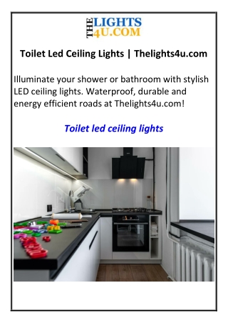Toilet Led Ceiling Lights | Thelights4u.com