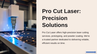 Expert Laser Cutting and Fabrication Services