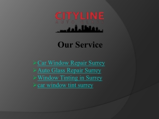 Reliable Car Window Repair Services in Surrey