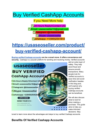 Buy Verified CashApp Accounts (7)