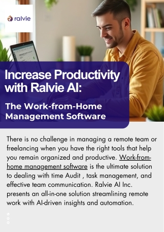 Work from Home Management Software