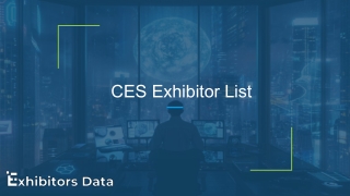 CES Exhibitor List