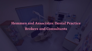 Dental Practice Consulting Firm