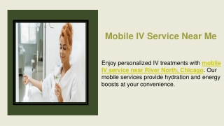Mobile IV Service Near Me