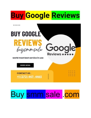 Buy Google Reviews