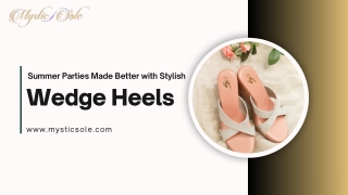 Summer Parties Made Better with Stylish Wedge Heels