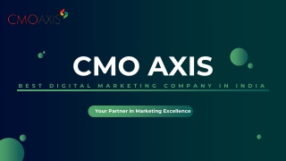 Best Digital Marketing Company in India- CMO Axis
