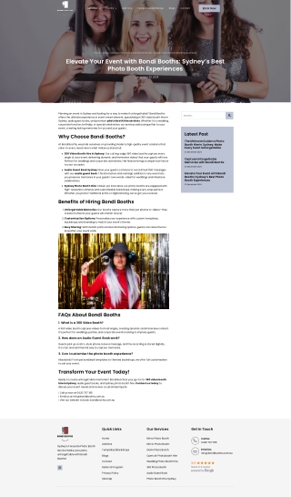 Photo Booth Hire Services, Audio Guest Book, & 360 Video Booth Hire in Sydney |