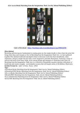 (Download) Sketching from the Imagination: Dark Arts By 3dtotal Publishing (Edit