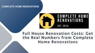 Full House Renovation Costs Get the Real Numbers from Complete Home Renovations