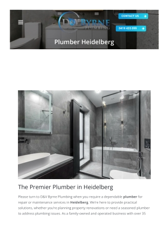 Plumber Heidelberg