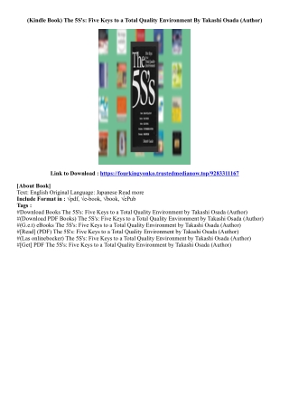 read-download-the-5ss--five-keys-to-a-total-q