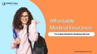 Affordable Medical Insurance for Indian Students Studying Abroad