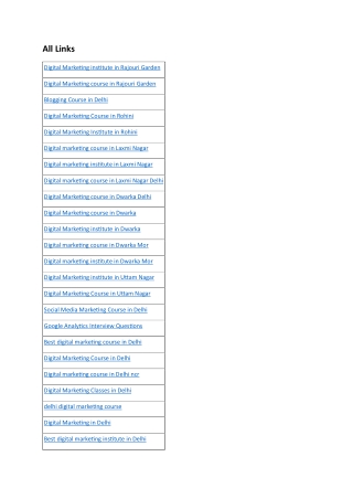 My All Keywords Link