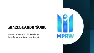 MPRW - Academic solutions and Business support