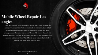 Mobile Wheel Repair Los  angles