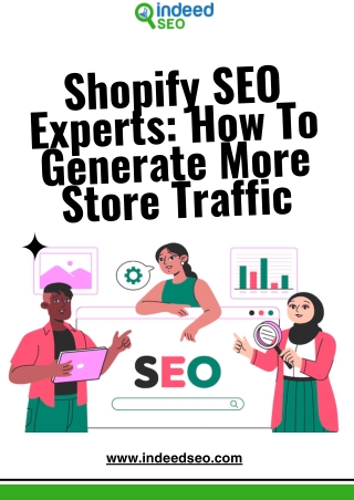 Shopify SEO Experts How To Generate More Store Traffic