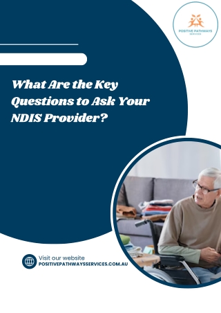 What Are the Key Questions to Ask Your NDIS Provider