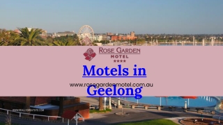 Motels in Geelong