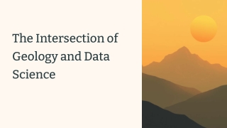 The Intersection of Geology and Data Science